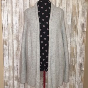 Liz Claiborne gray long sweater cardigan - XL